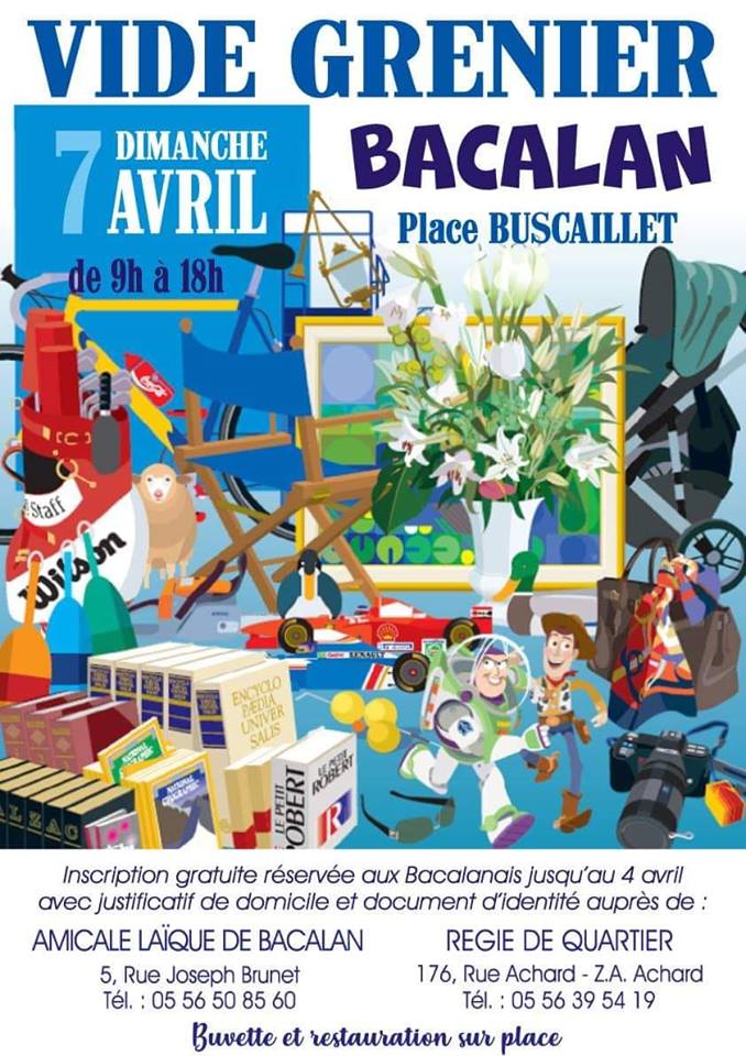 Vide Grenier Bacalanais Journal De Quartier Bacalan