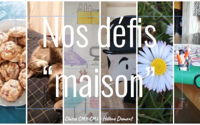 Défis « maison » d’une classe de Charles Martin