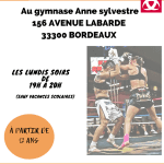 Muay thaï féminin à partir de 12 ans