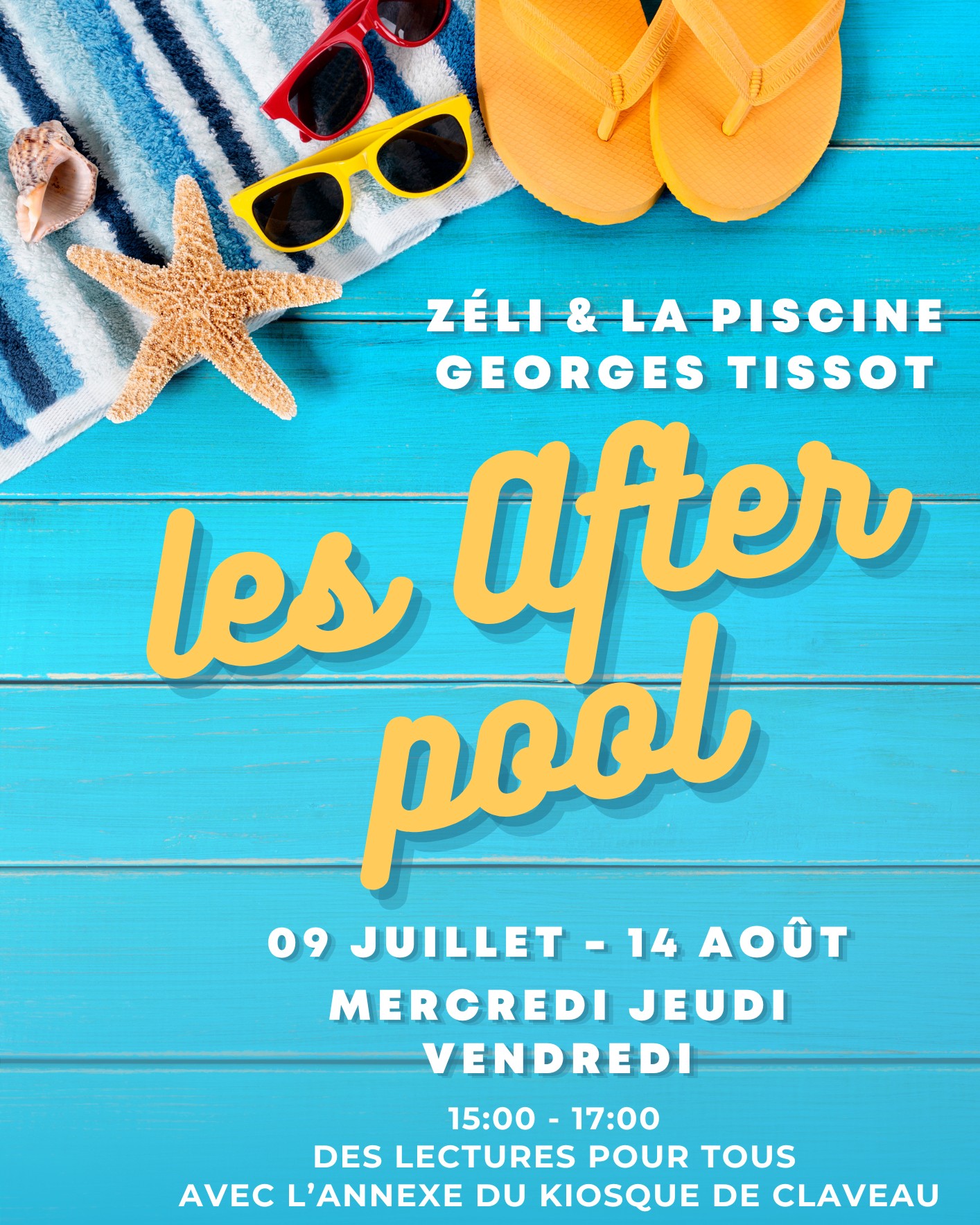 Les After Pool à la piscine Georges Tissot
