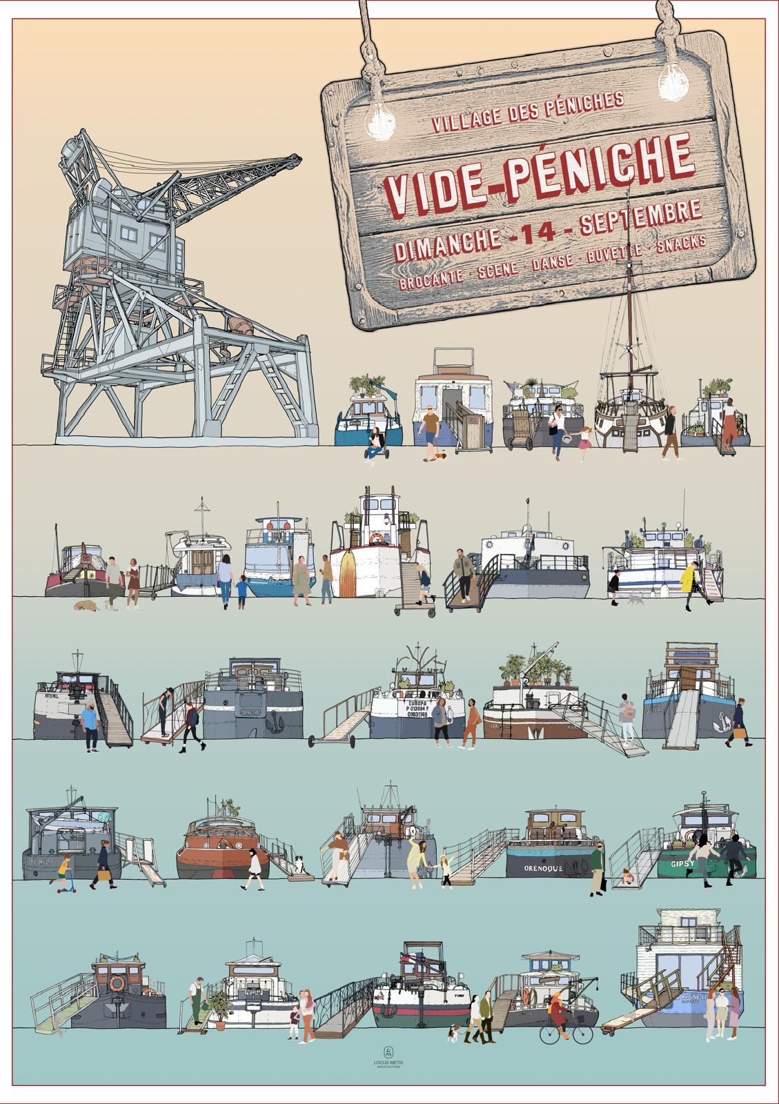 Vide-Péniche festif et solidaire