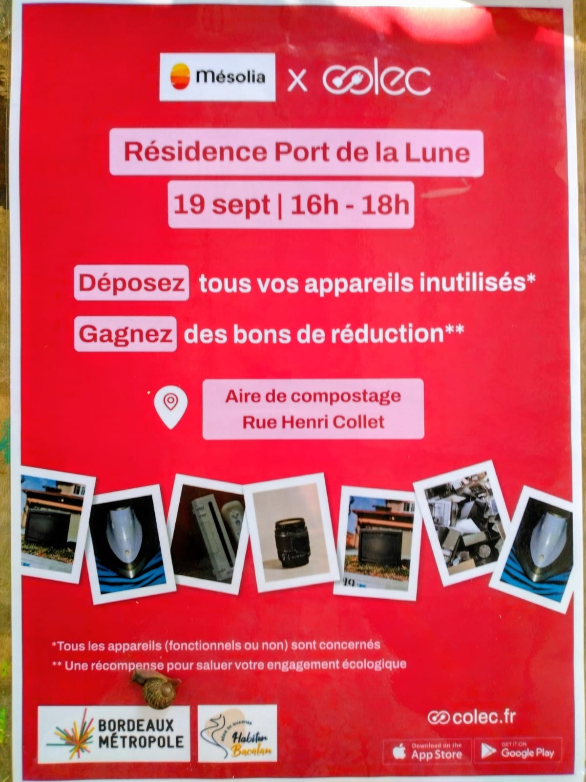 Opération de collecte