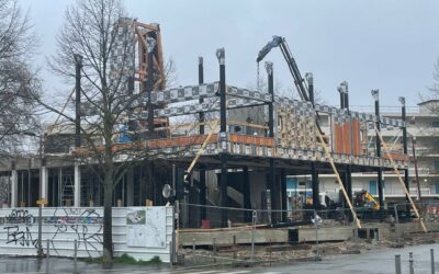 La nouvelle bibliothèque sort de terre