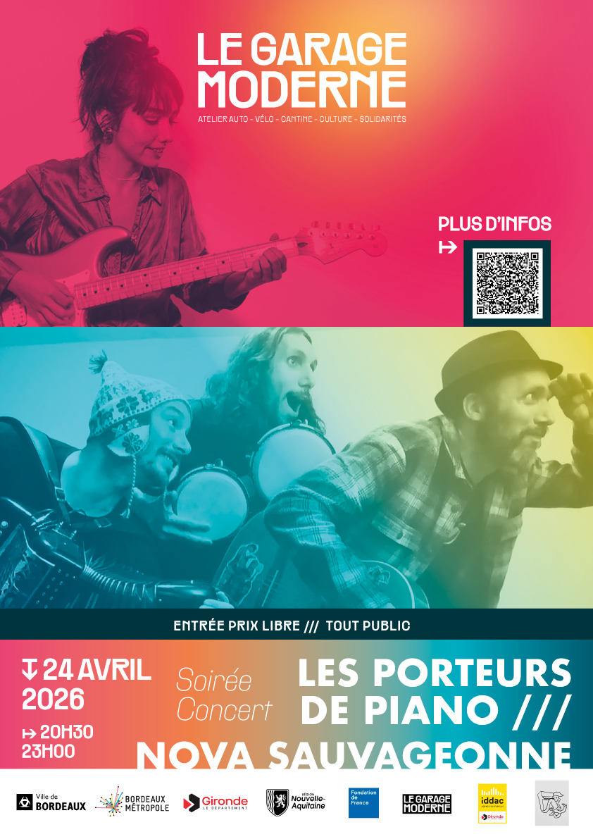 Soirée concert : Les Porteurs de Piano /// Nova Sauvageonne
