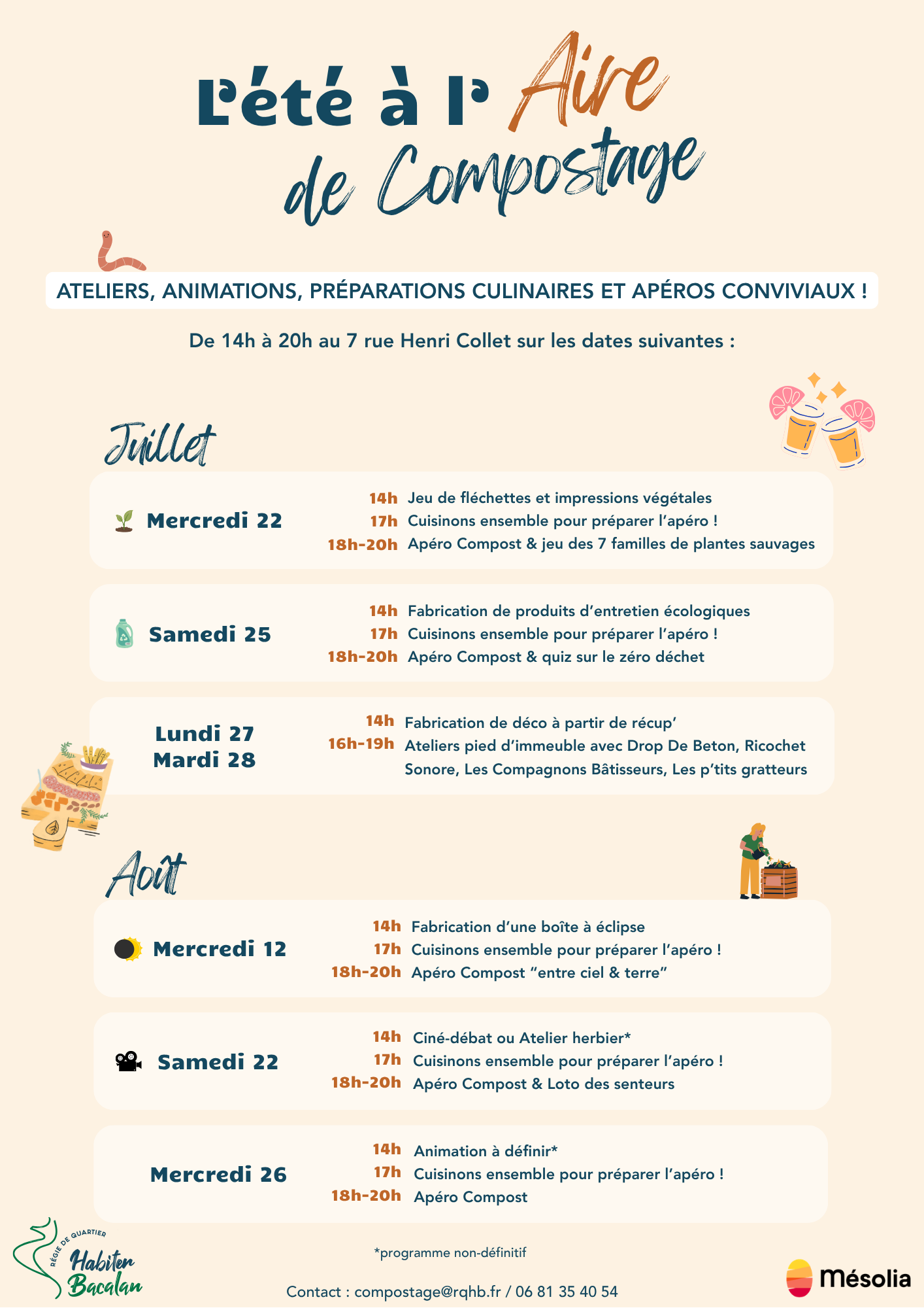 Jeux autour des plantes sauvages & Apéro Compost